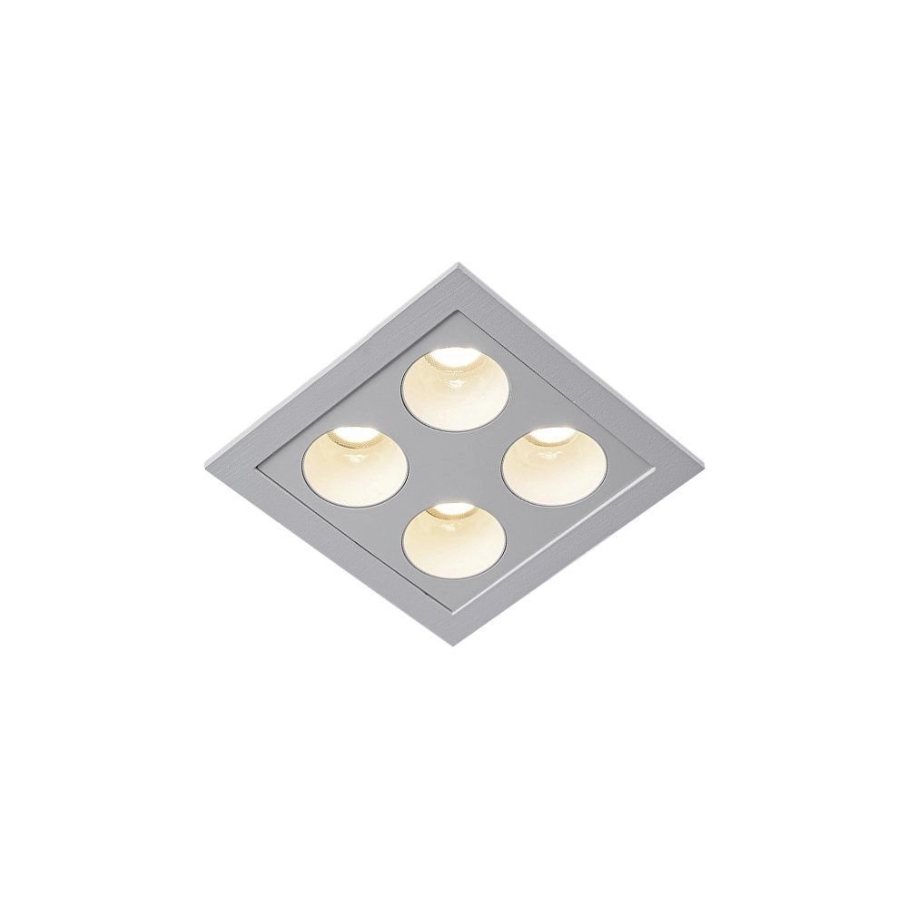 Spot De Embutir Nordecor Downlight Powerus Led Alto Irc 90 8w Bivolt Lente Branca 4000k