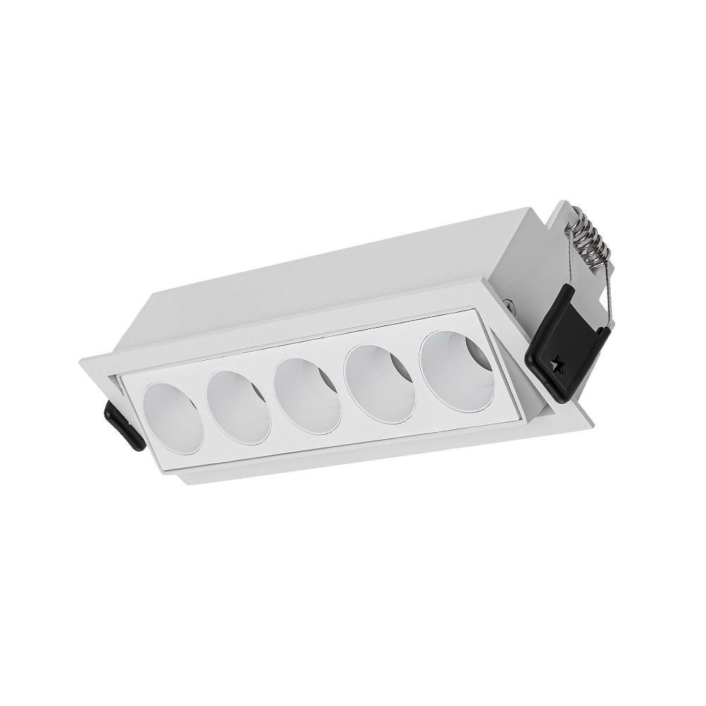Spot De Embutir Nordecor Downlight Powerus Led Direcionável Alto Irc 90 10w Bivolt Lente Branca 4000k