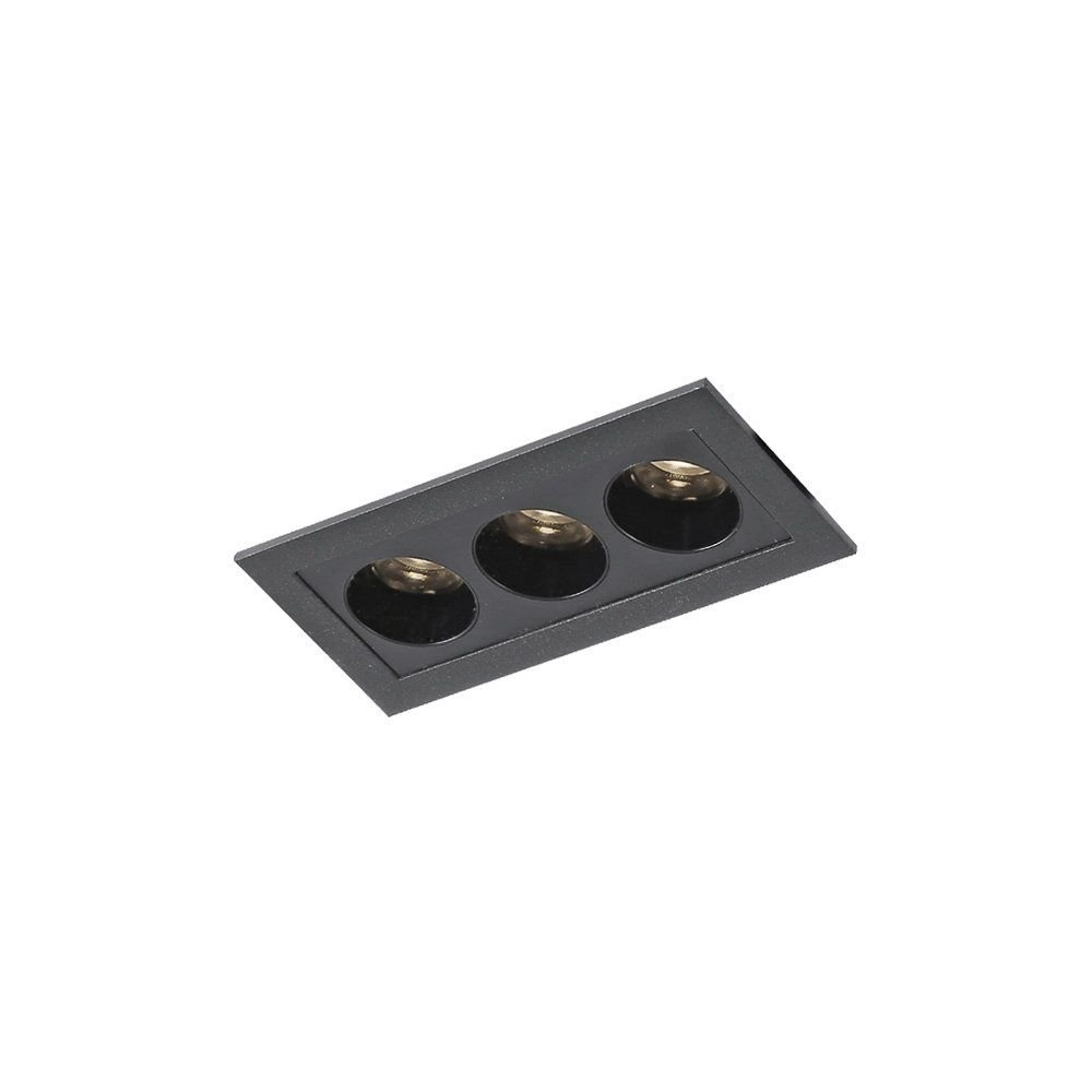 Spot De Embutir Nordecor Downlight Powerus Led Alto Irc 90 6w Bivolt Preto 4000k