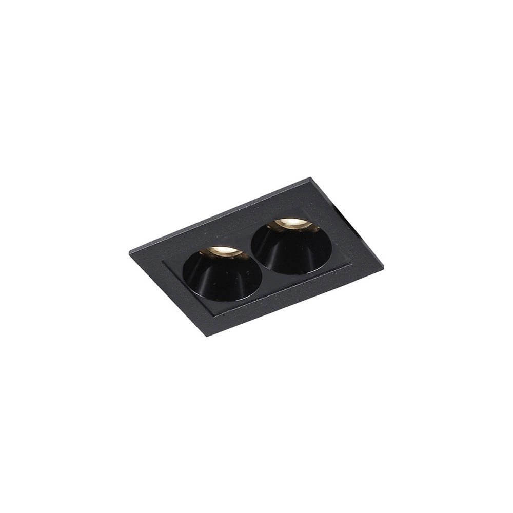 Spot De Embutir Nordecor Downlight Powerus Led Alto Irc 90 4w Bivolt Preto 4000k