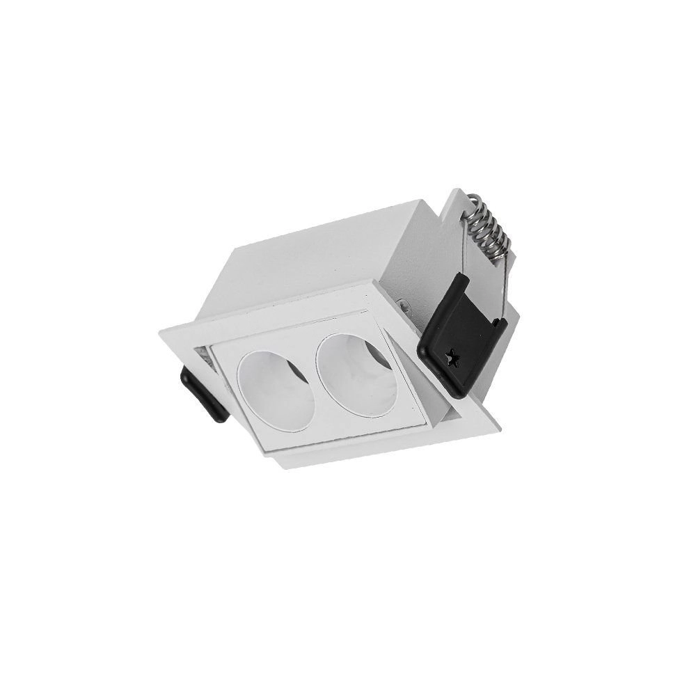 Spot De Embutir Nordecor Downlight Powerus Led Direcionável Alto Irc 90 4w Bivolt Lente Branca 3000k