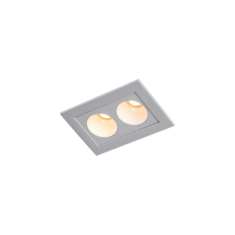 Spot De Embutir Nordecor Downlight Powerus Led Alto Irc 90 4w Bivolt Lente Branca 3000k