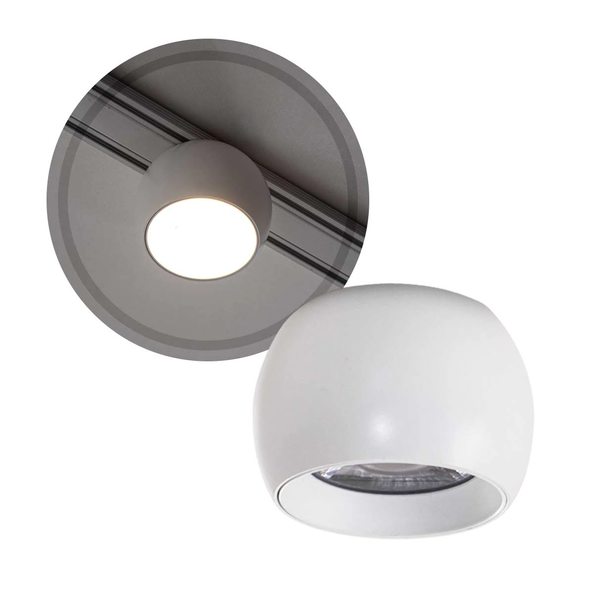 Spot Led Magnético Kay Loz 24° 5w 3000k 48v P/ Trilho Kay 6711 Nordecor St3142