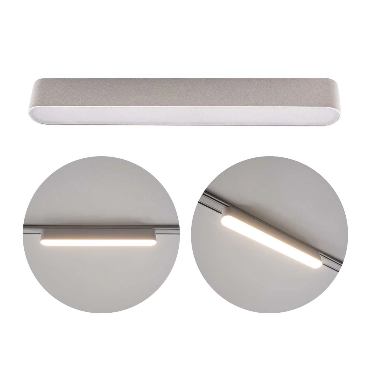 Módulo Led Difusor Kay Magnético 12w 3000k P/ Trilho 6706 Nordecor St3071