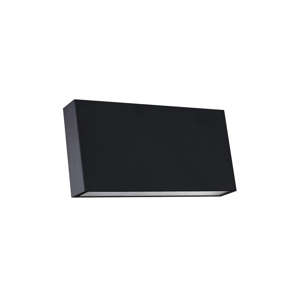 Arandela Nordecor Voky 8w Led Ip65 Bivolt Preto - 3000k - Luz Amarela