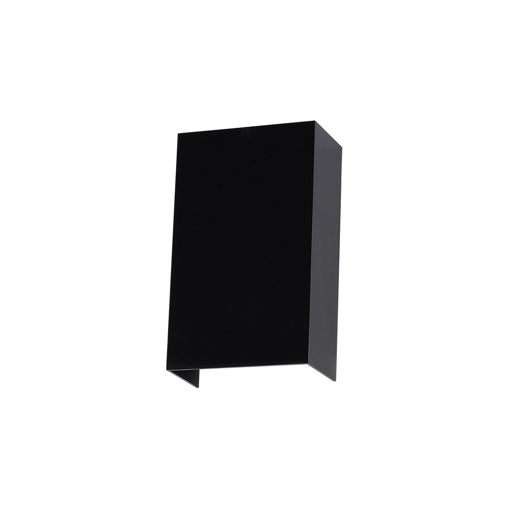 Arandela Nordecor Siki 10w Led Ip65 Bivolt Preto - 3000k - Luz Amarela