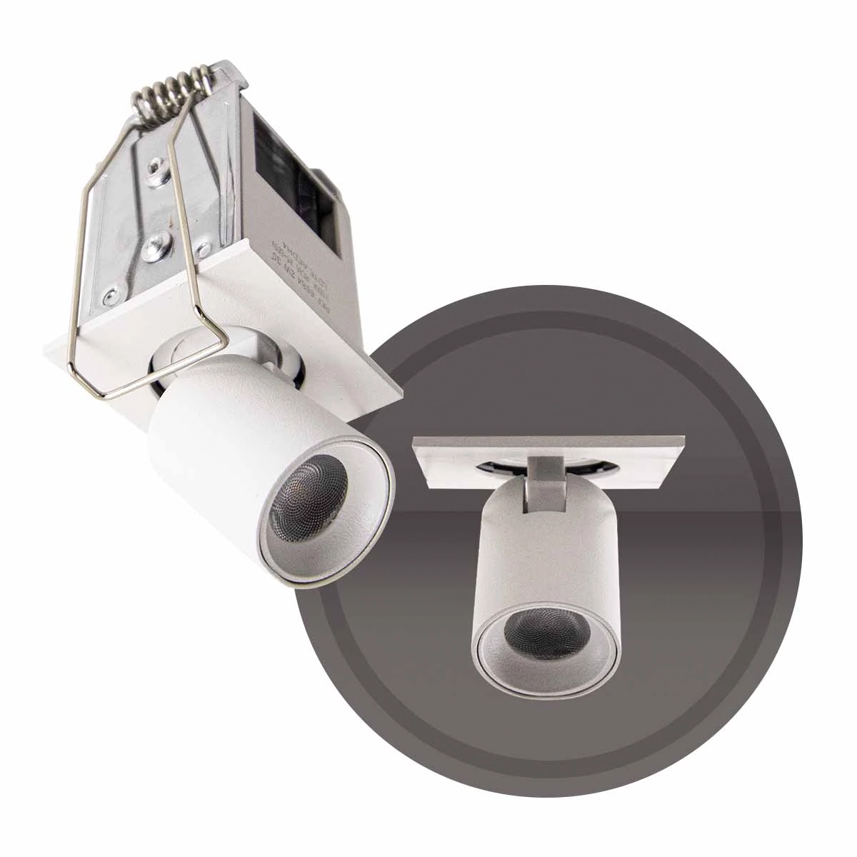 Spot Led Embutir Kawi Retrátil Branco 2w 3000k Ip20 Irc90 6684 Nordecor St3225