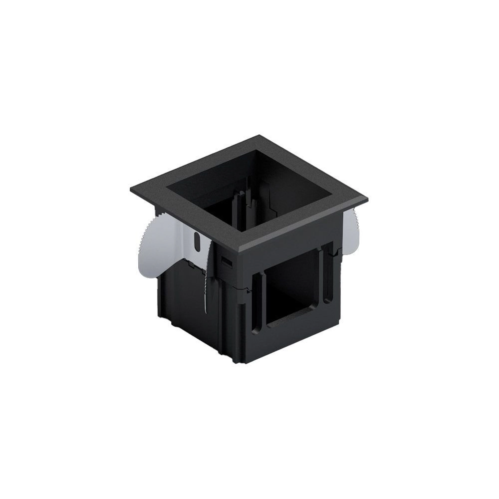 Moldura De Embutir Nordecor 6673 Para 1 Módulo Tap Preto