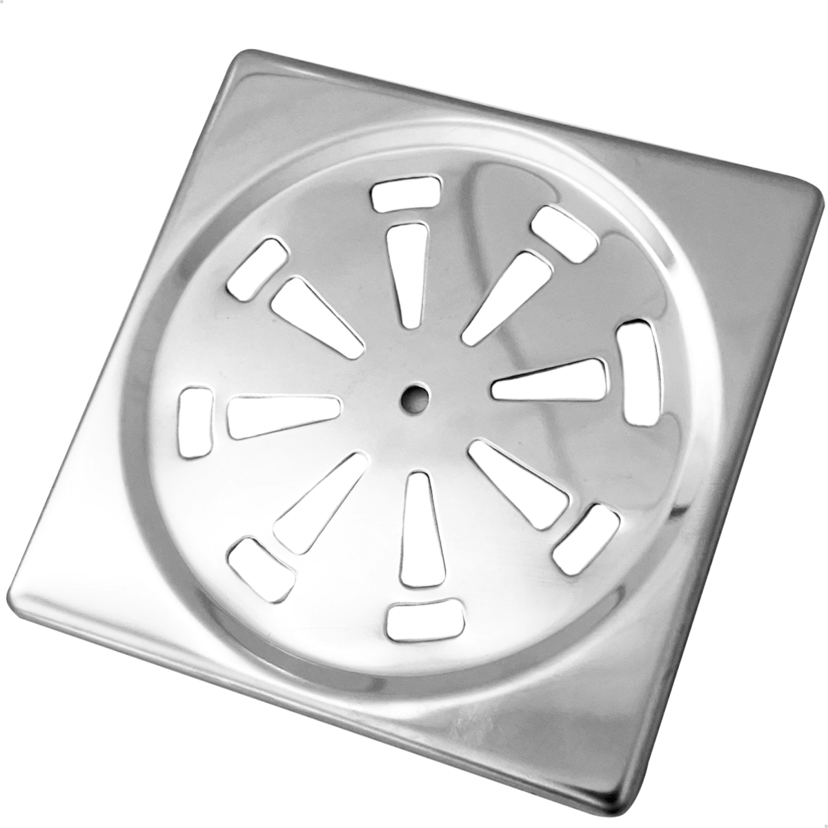 Ralo Grelha Quadrado 15x15 Aço Inox Para Banheiro Escoamento Tampa Ralo De Chão 15cm Lavanderia Lavabo