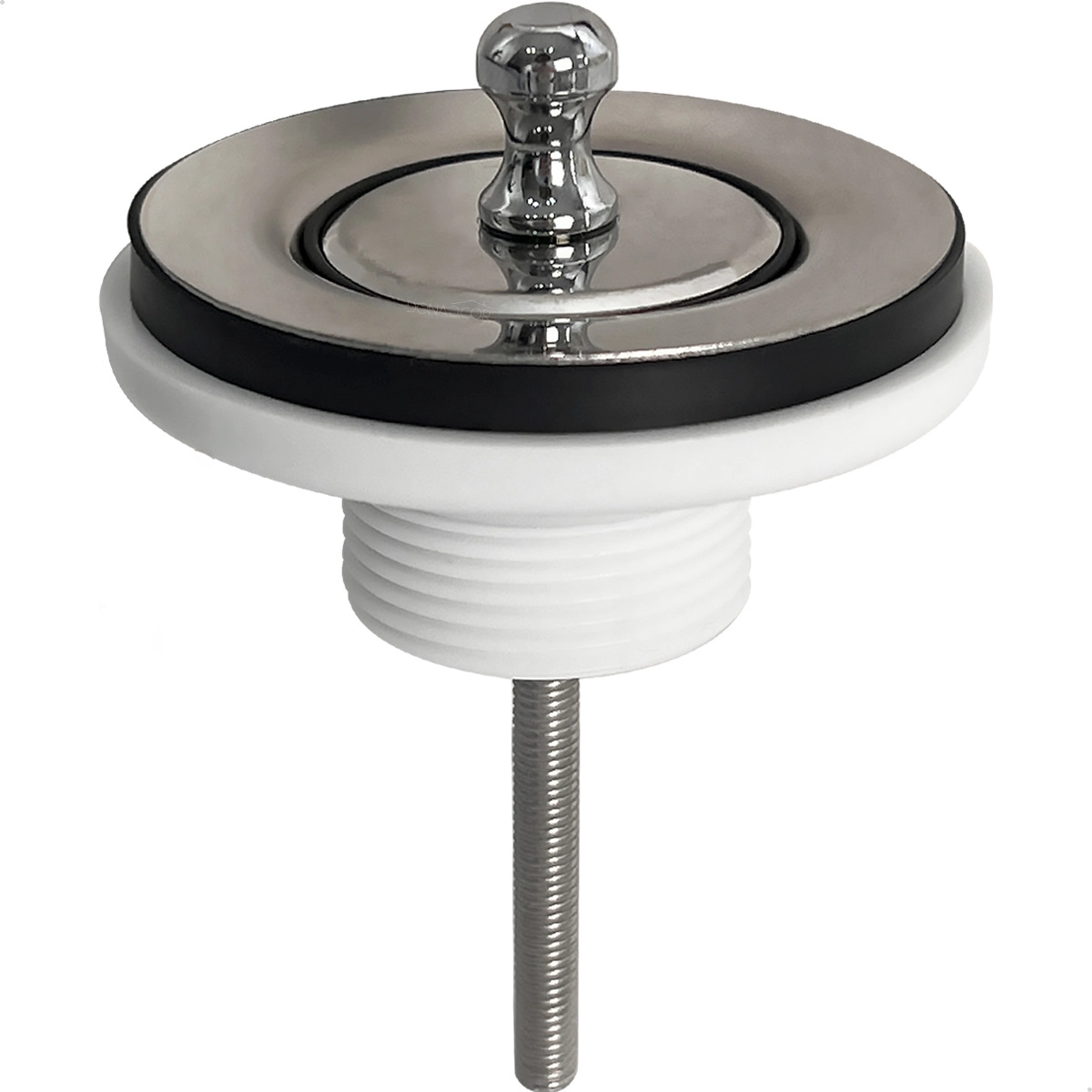 Válvula Saída 7/8 Escoamento Para Lavatório Com Parafuso Tampa Inox Polido Ralo Pia Banheiro Lavabo