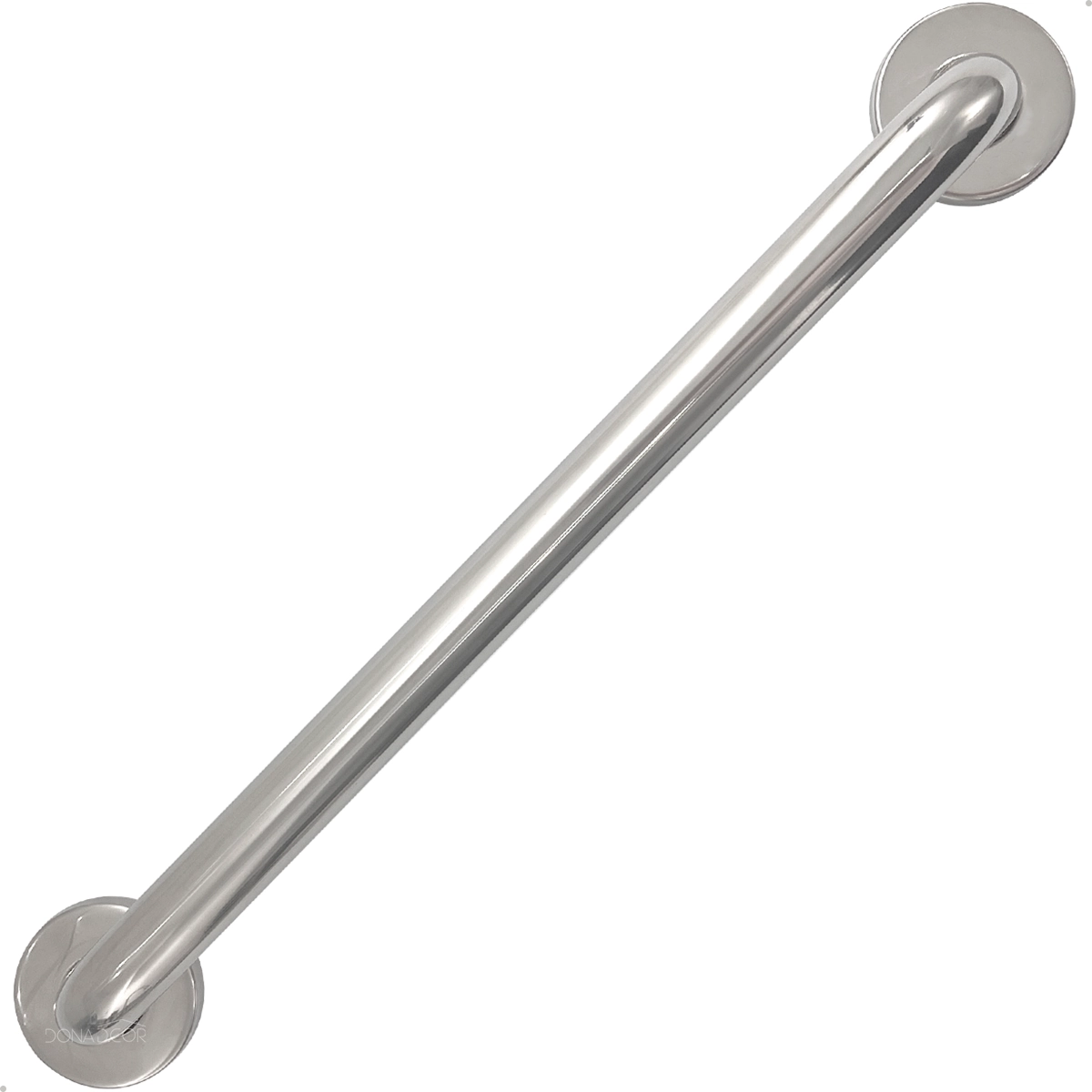 Alça De Apoio 50cm Inox Barra De Acessibilidade Banheiro Idoso Pcd Box Suporte De Segurança Parede