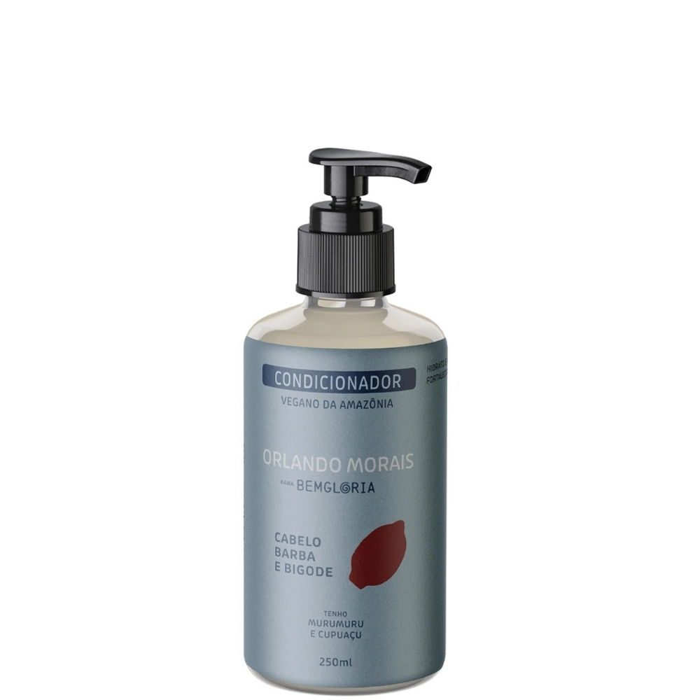 Condicionador Barba, Cabelo E Bigode Por Orlando Morais Bemgloria 250ml