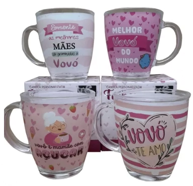 88109 Caneca Personalizada Vovo 380ml Cx/48
