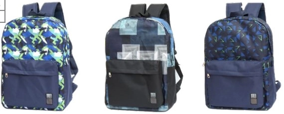 Mochila Basic Masc Geometrica Ref.bpg21944