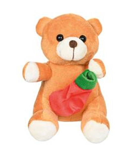 Enfeite Urso Com Bota Ref.ntd13786