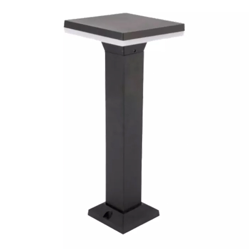 Poste Balizador Preto 30cm Led 12w 3000k Bivolt Ip65