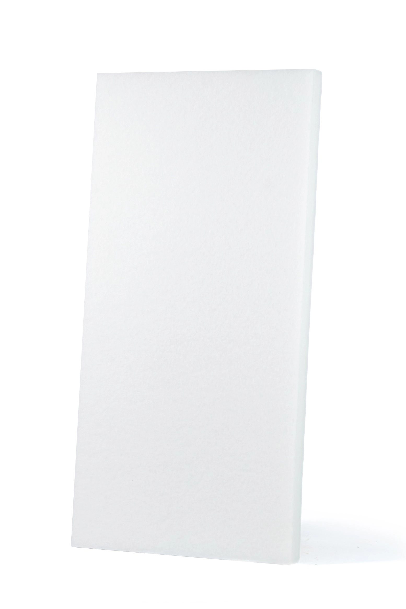 6 Unidades Placa Lã De Pet Branco 1200 X 600 X 25 Mm - 30kg/m3 - 4,32m2 - Ecoportal