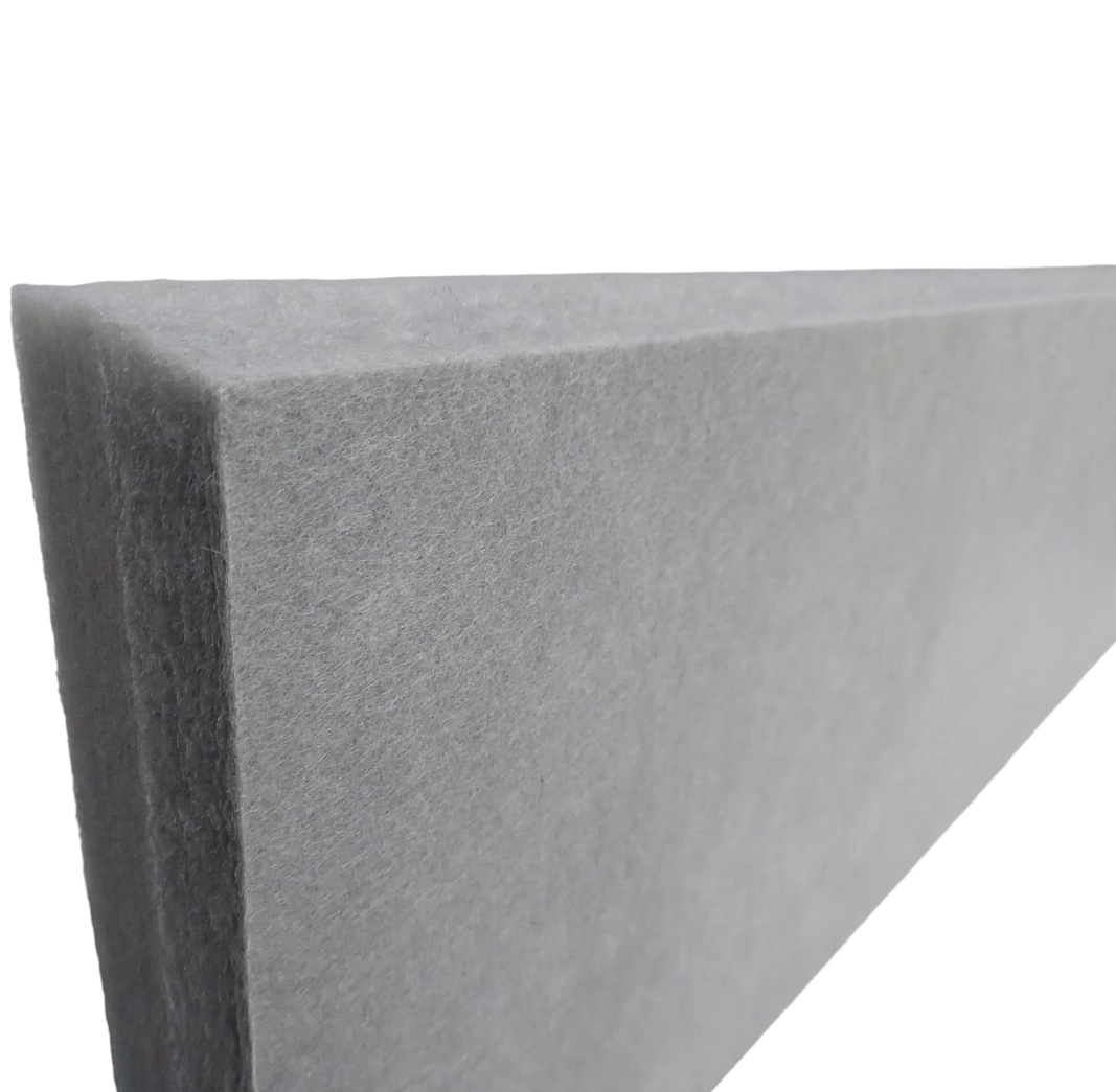 Baffle Biombo Lã De Pet 300 X 1200 X 25mm - Argento
