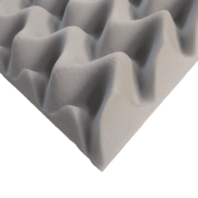 Espuma Melamina Senoidal - 625 X 625 X 25 Mm 11kg/m3 - Sm Se - Natural