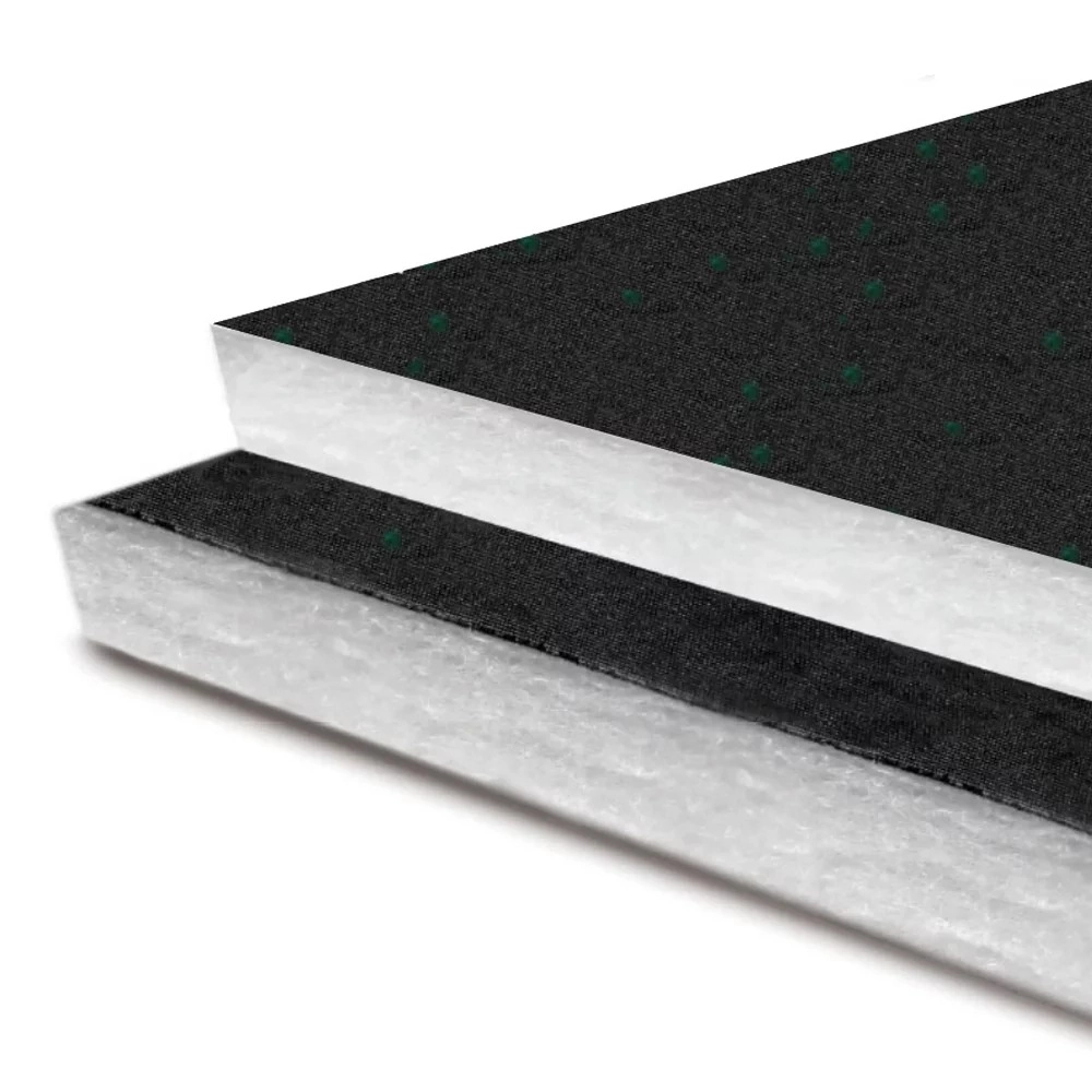 Forro Black Cine Lã De Pet 620 X 620 X 15 Mm