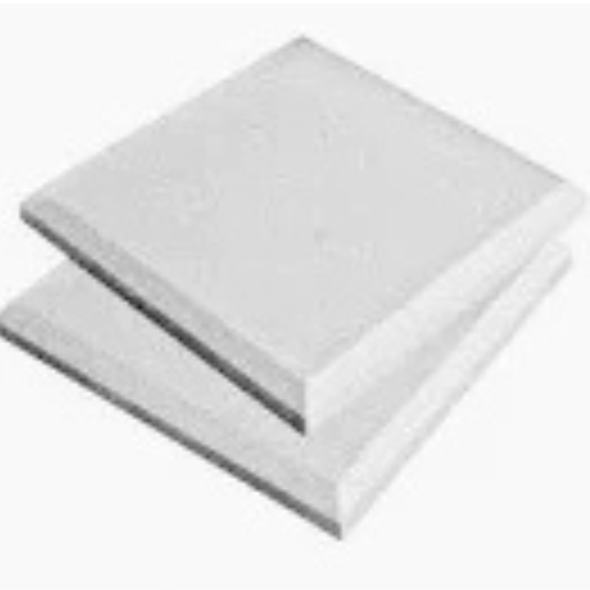 Placa Lã De Pet Branca Chanfrado 600 X 600 X 50 Mm - 35kg/m3