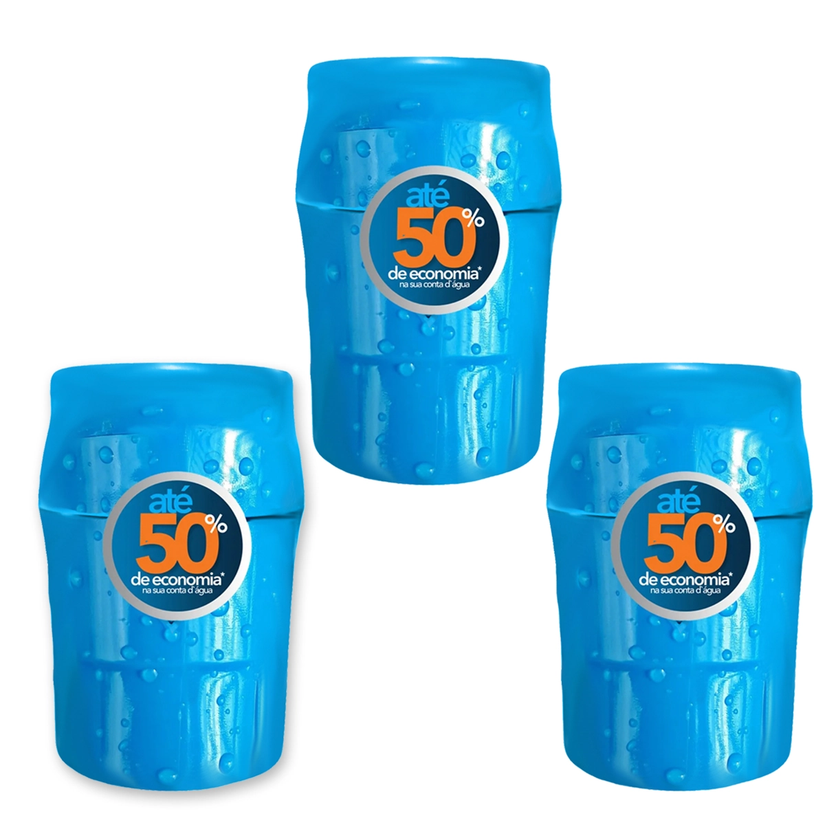 Kit 3 Bloqueador De Ar 3/4 Premium Hidro Redutor Conta Água