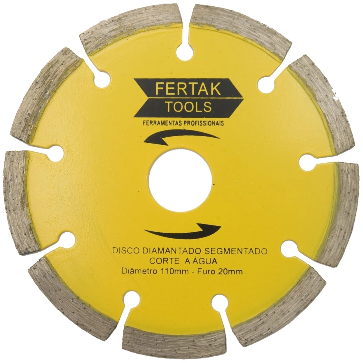 Disco De Corte Diamantado Segmentado 110x20mm | Fertak