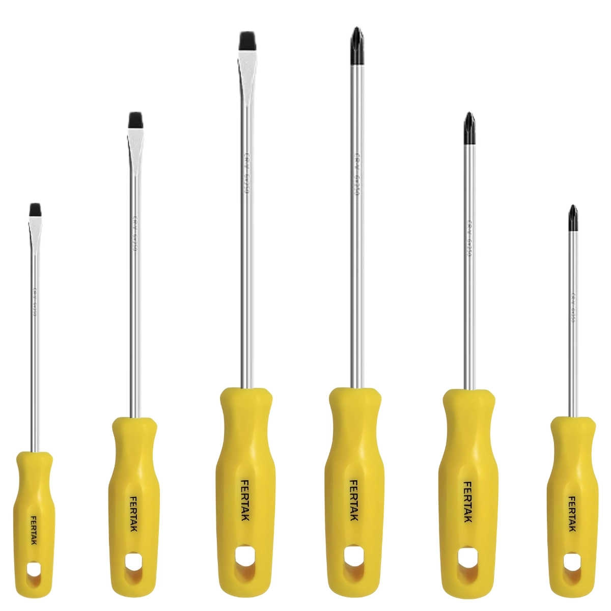 Kit Jogo De Chave Fenda E Philips 6 Pçs Profissional | Fertak