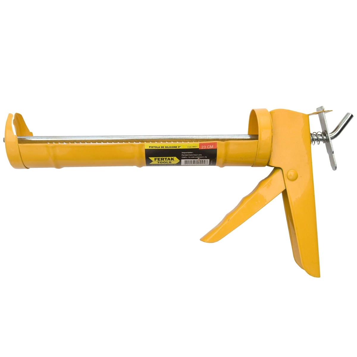 Aplicador Pistola De Silicone Tubular 9" Profissional Alta Pressão | Fertak