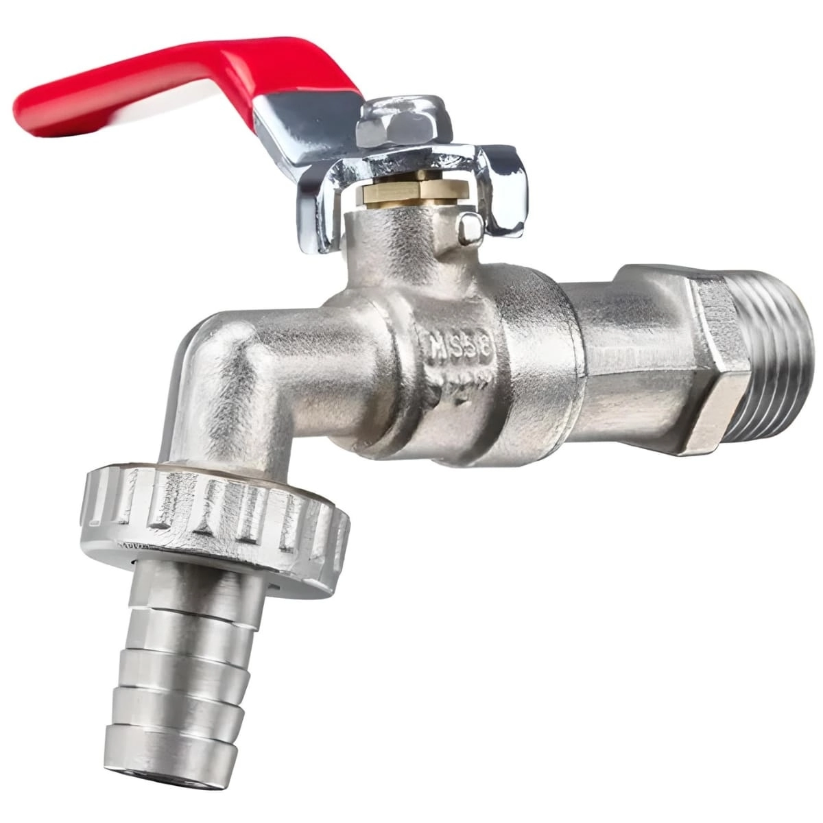 Torneira De Metal Para Jardim Quintal Tanque Com Bico 1/2" | Fertak