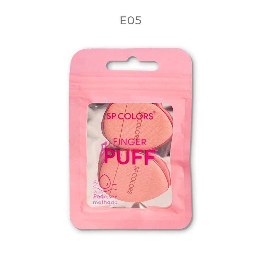 Esponja Para Maquiagem Finger Puff 2 Un Sp E05 Sp Colors