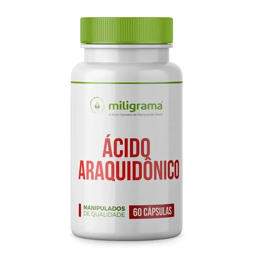 Ácido Araquidônico 500mg 60 Cápsulas