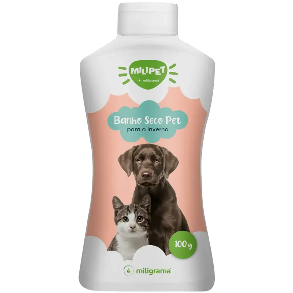 Banho Seco Pet para o Inverno 100g
