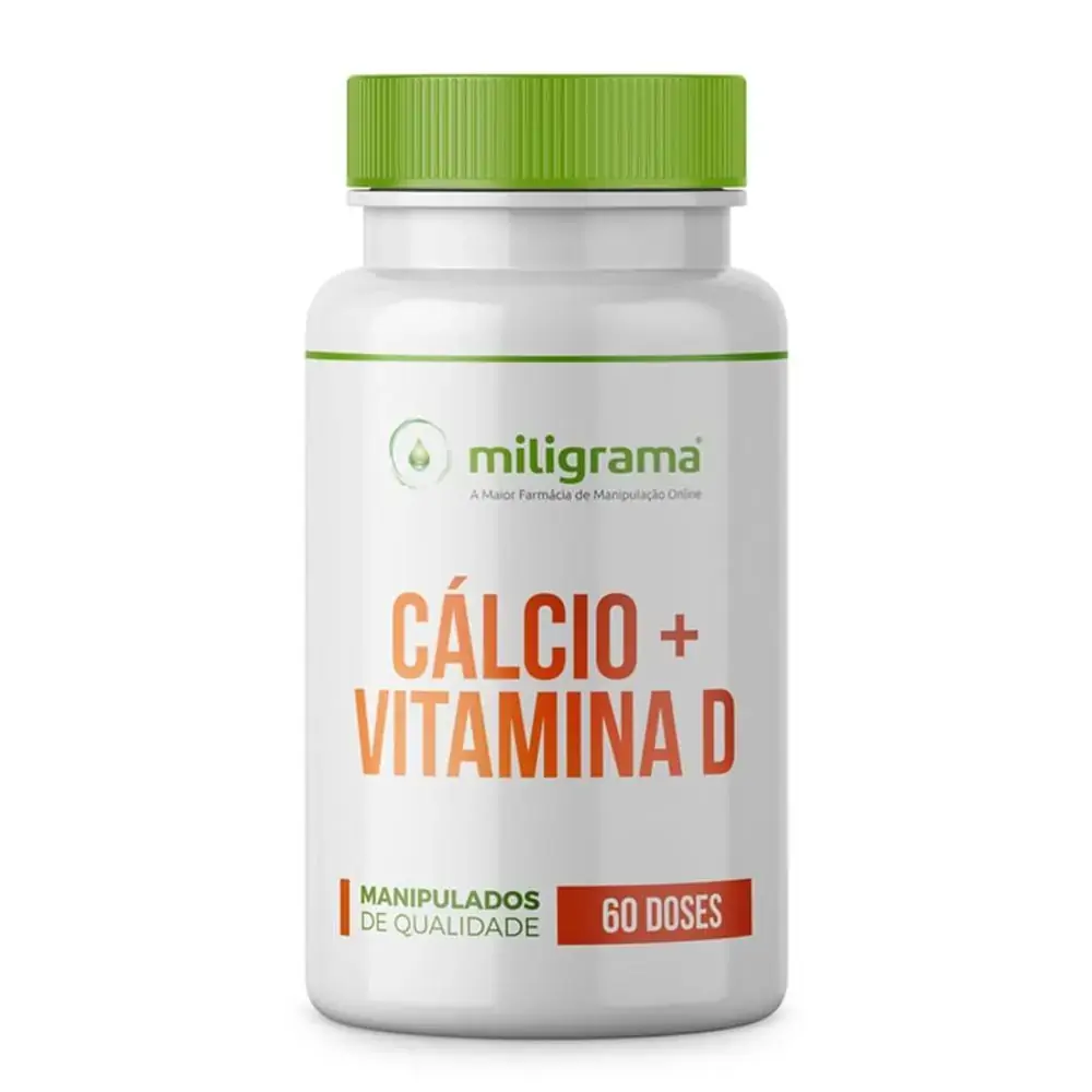 Cálcio com Vitamina D 60 Doses