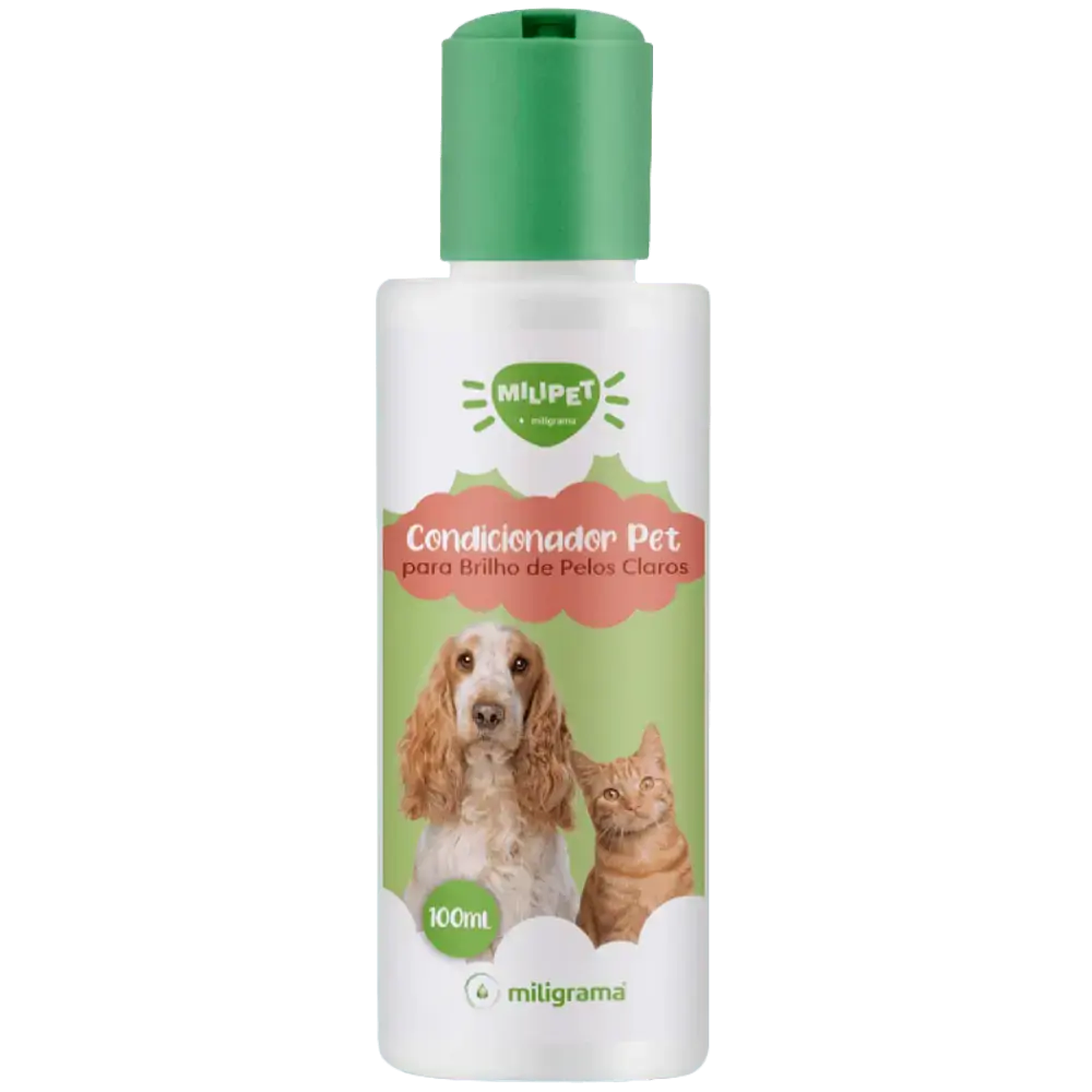 Condicionador Pet para Brilho de Pelos Claros 100ml