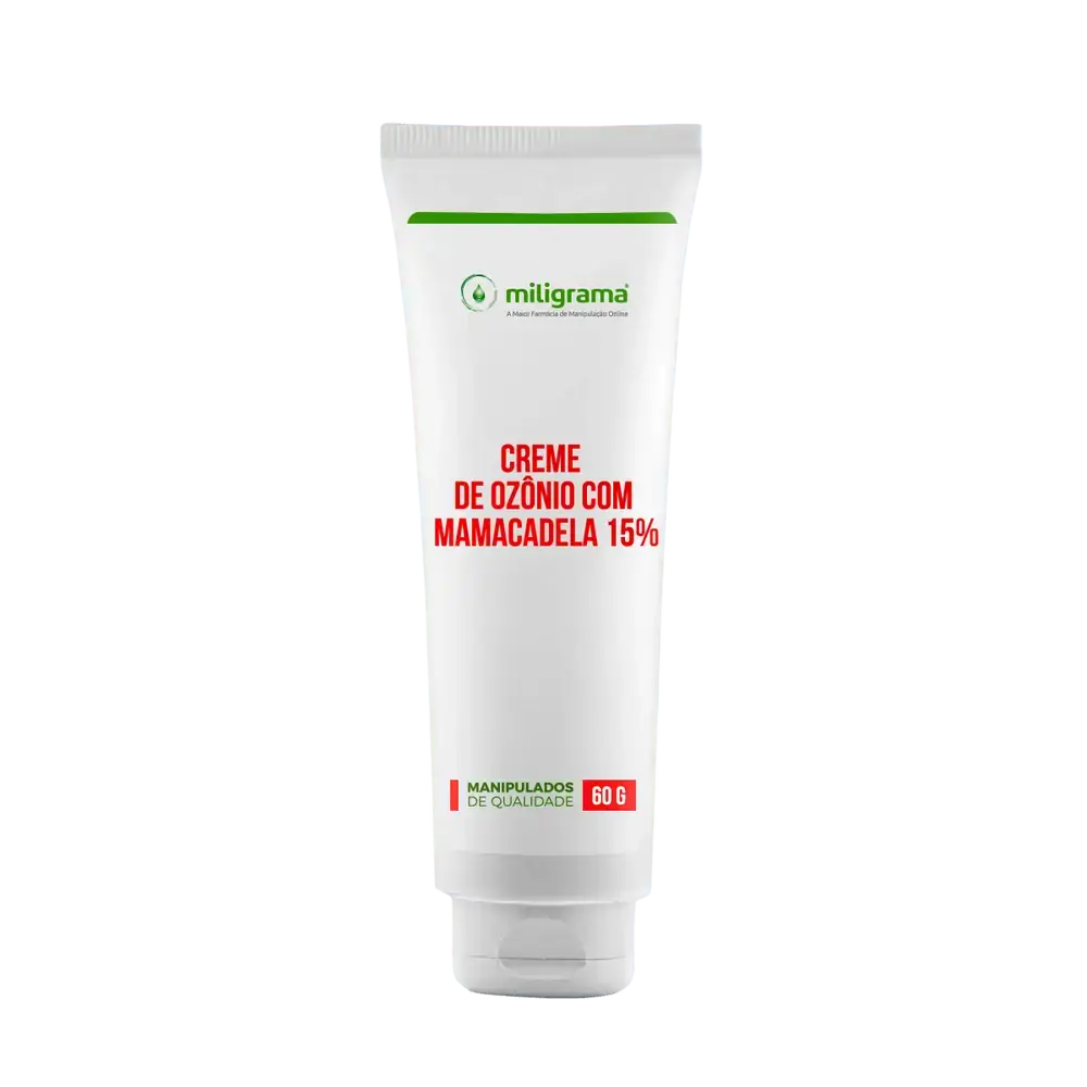 Creme de ozônio com Mamacadela 15% 60g - Tratamento da Vitiligo