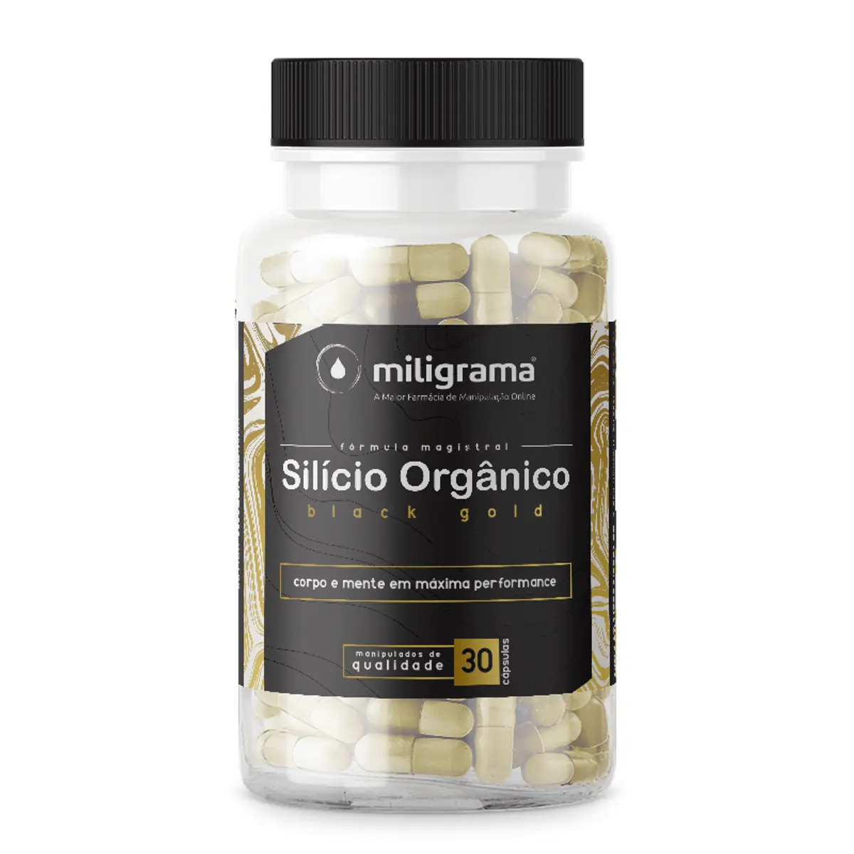 Silicio Orgânico Black Gold 30 - Doses