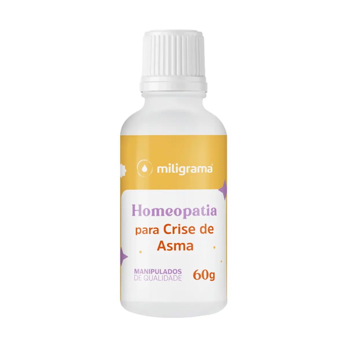 Homeopatia para Crise de Asma Glóbulos 60g