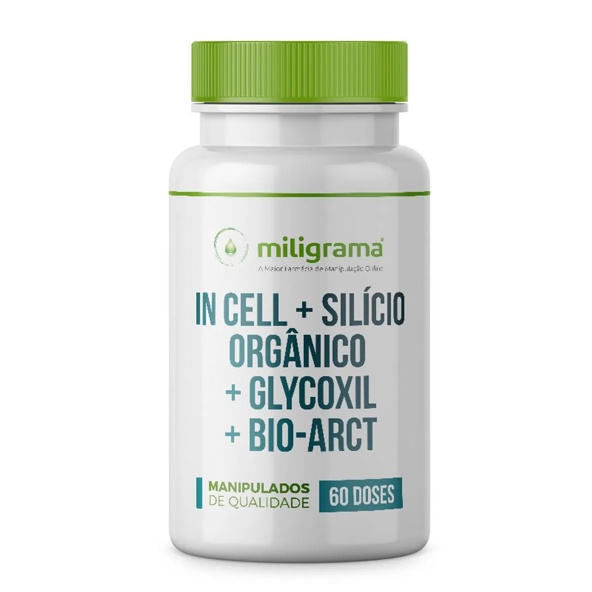 In Cell + Silicio Orgânico + Glycoxil + Bio-Arct 60 - Doses