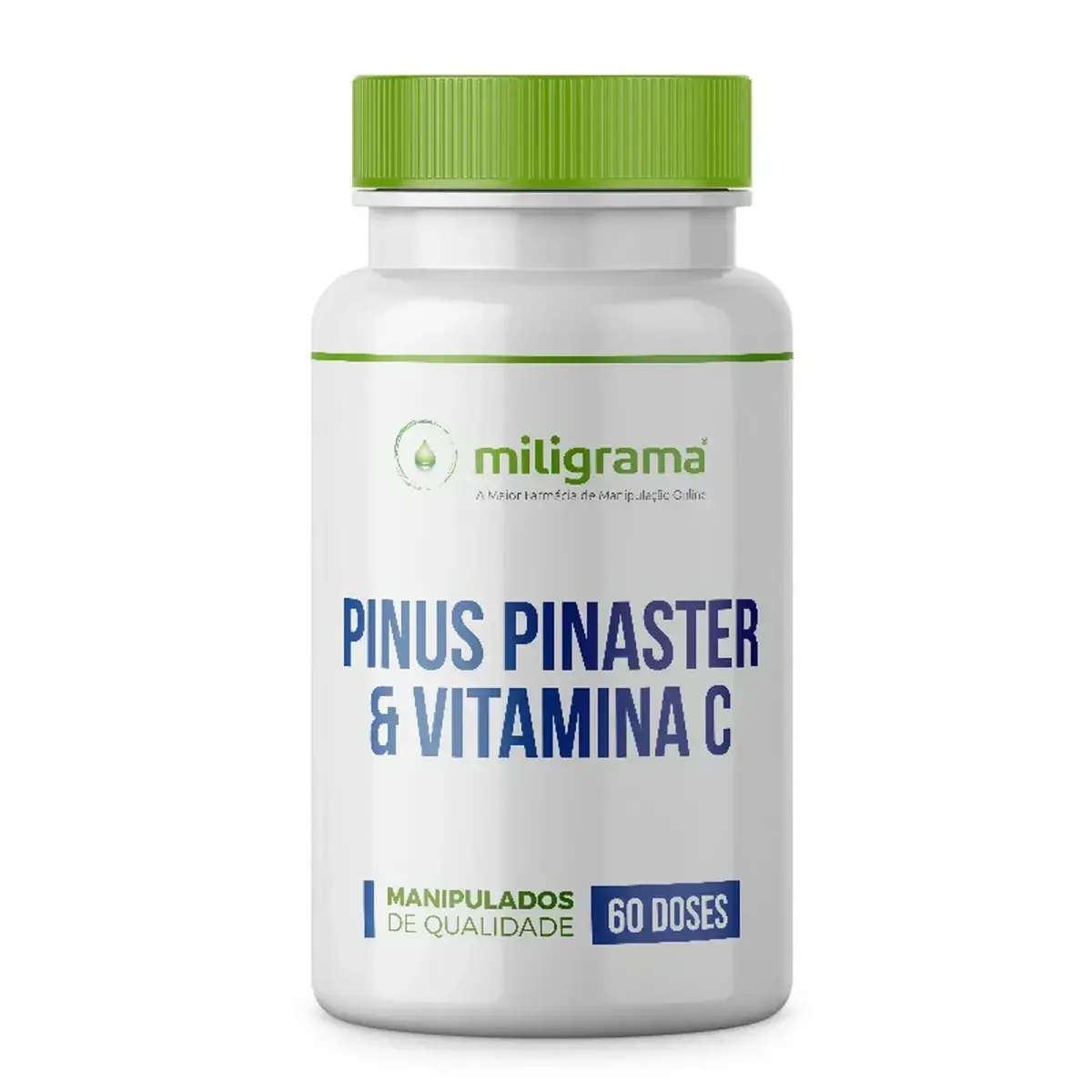 Pinus Pinaster 75mg com Vit C 500mg 60 Cápsulas