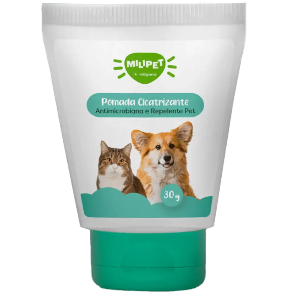 Pomada Cicatrizante, Antimicrobiana e Repelente Pet 30g