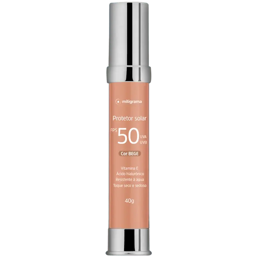 Protetor Solar FPS 50 Bege 40 gramas