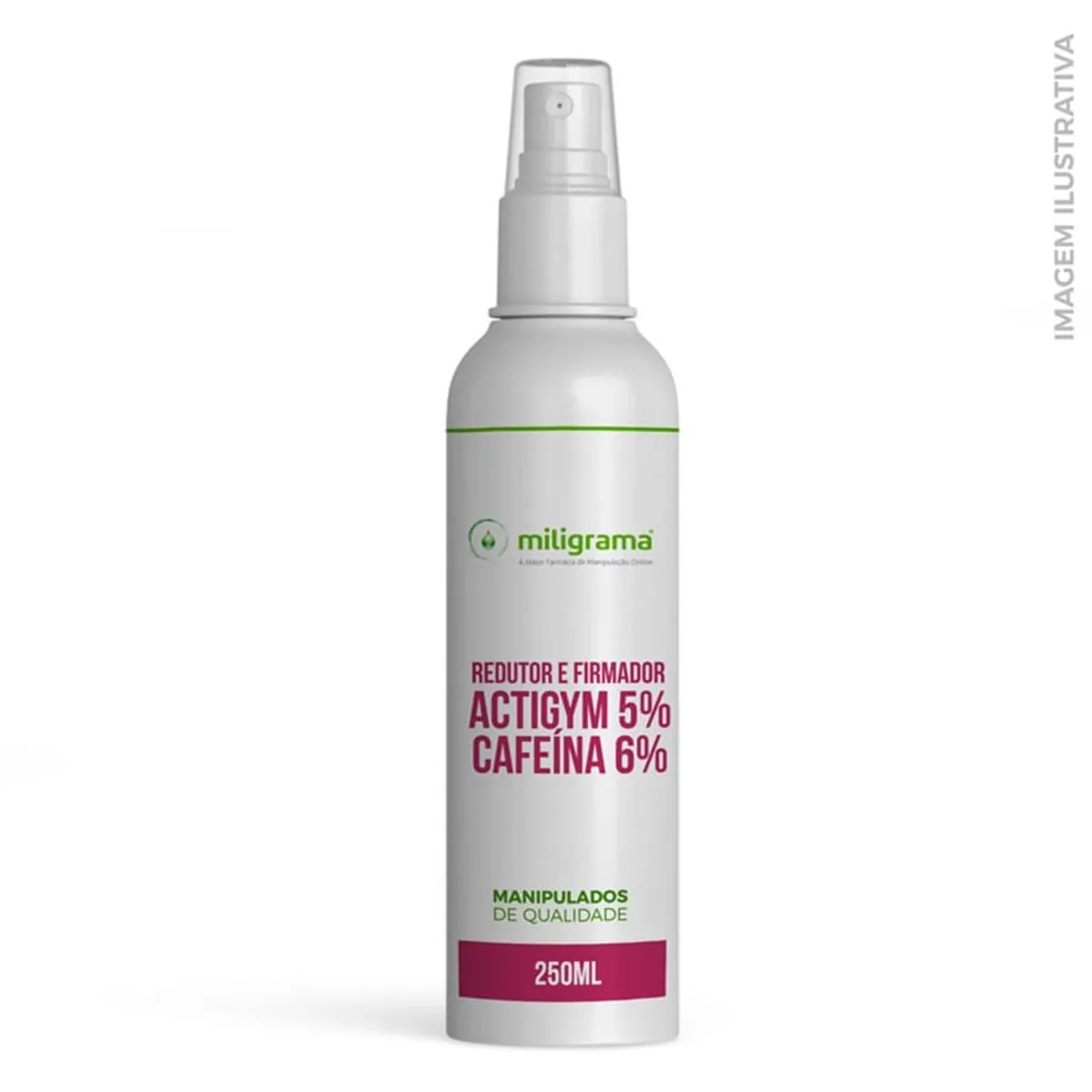 Spray Redutor e Firmador Corporal com Actigym 5% e Cafeína 6% 250ml