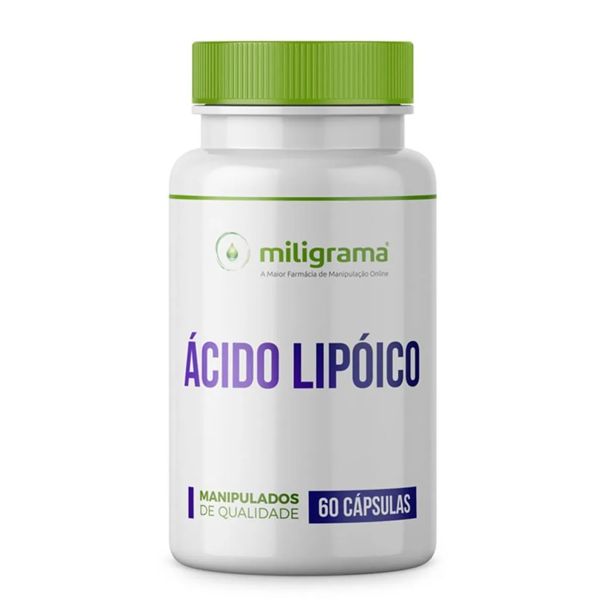Ácido Lipóico 500 mg 60 Cápsulas - Ácido Lipóico 500 mg 60 Cápsulas
