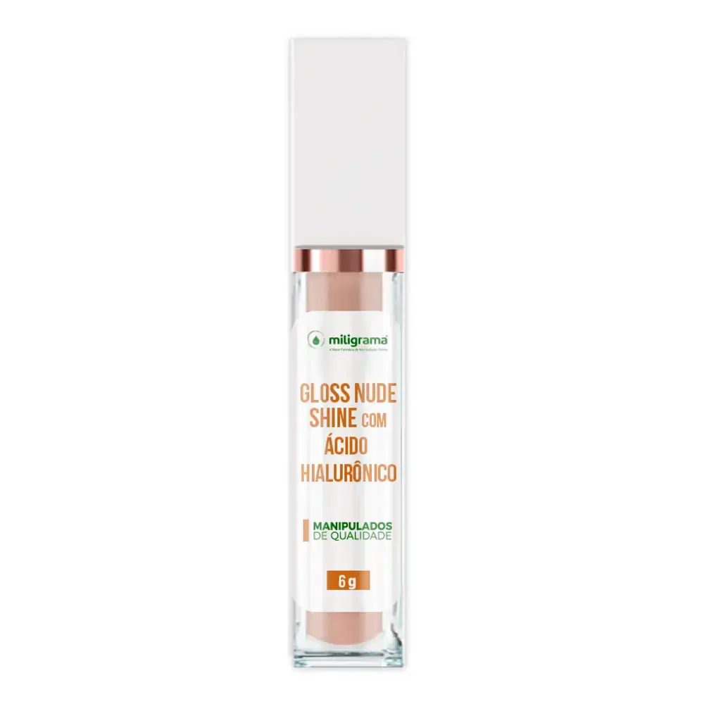 Gloss NUDE SHINE com Ácido Hialurônico 6g