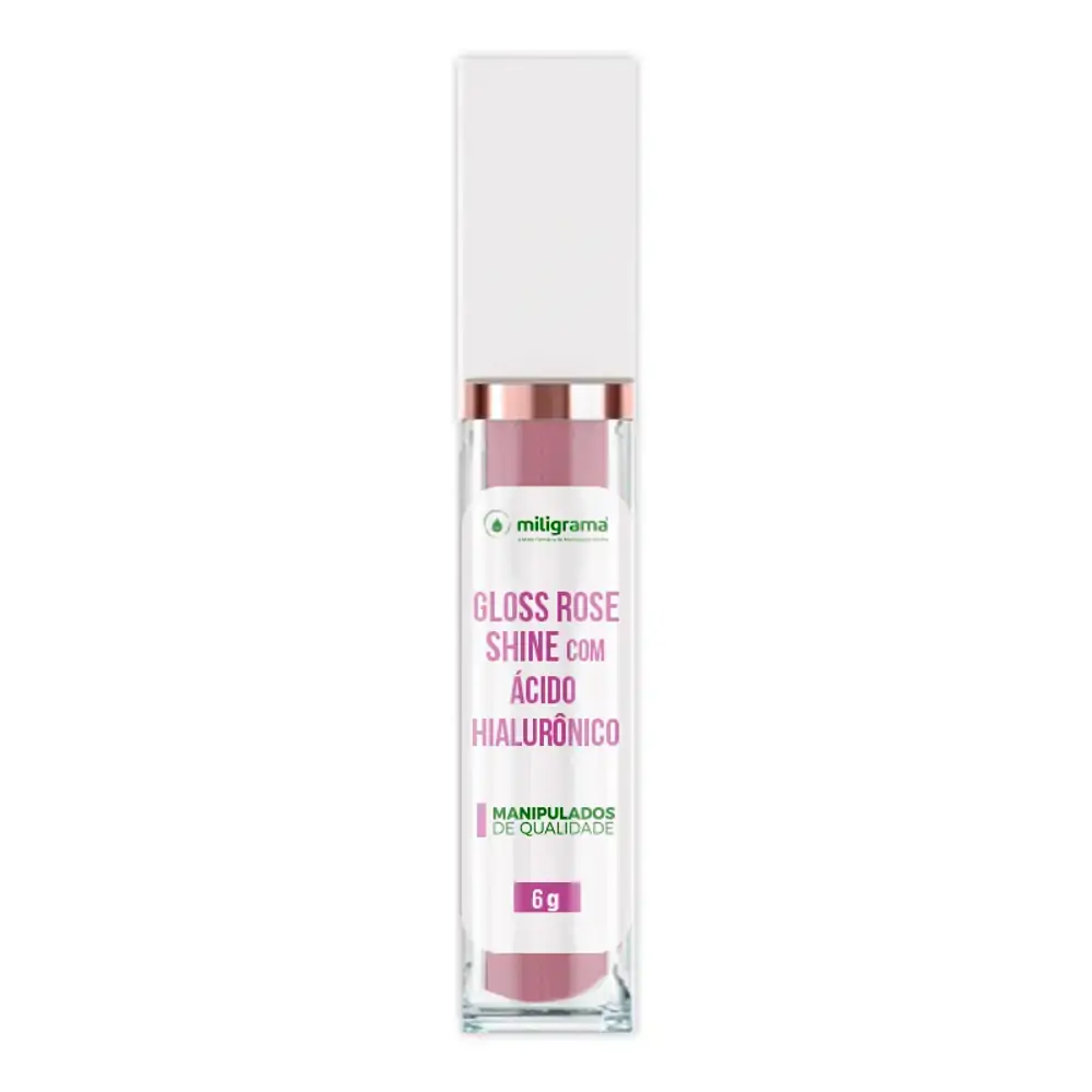 Gloss ROSE SHINE com Ácido Hialurônico 6g