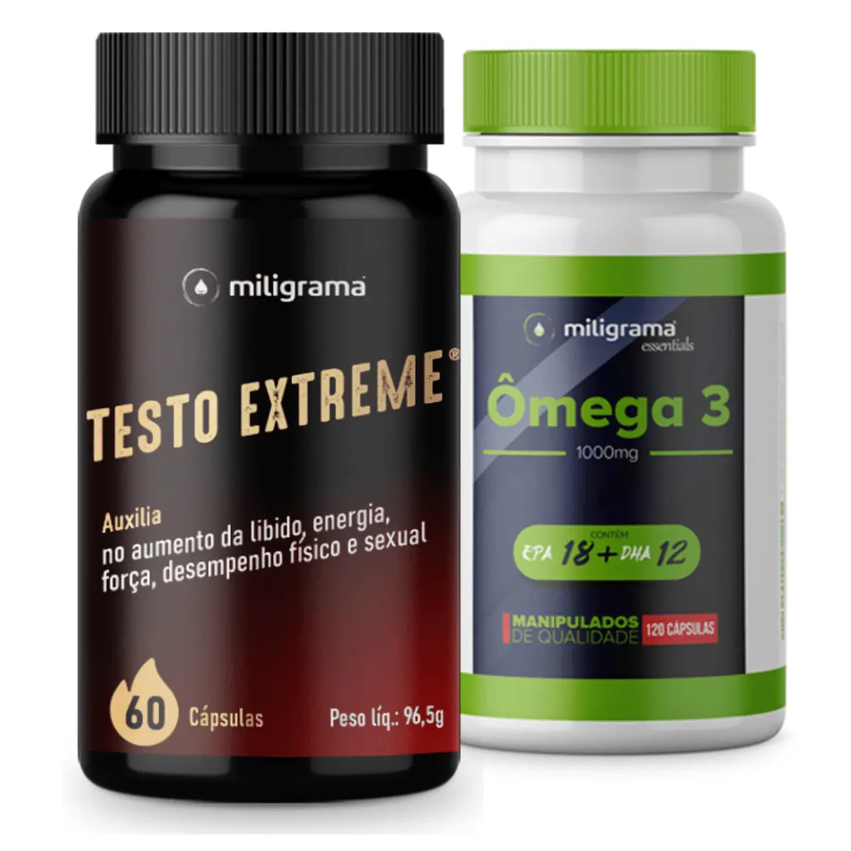 Testo Extreme + Ômega 3