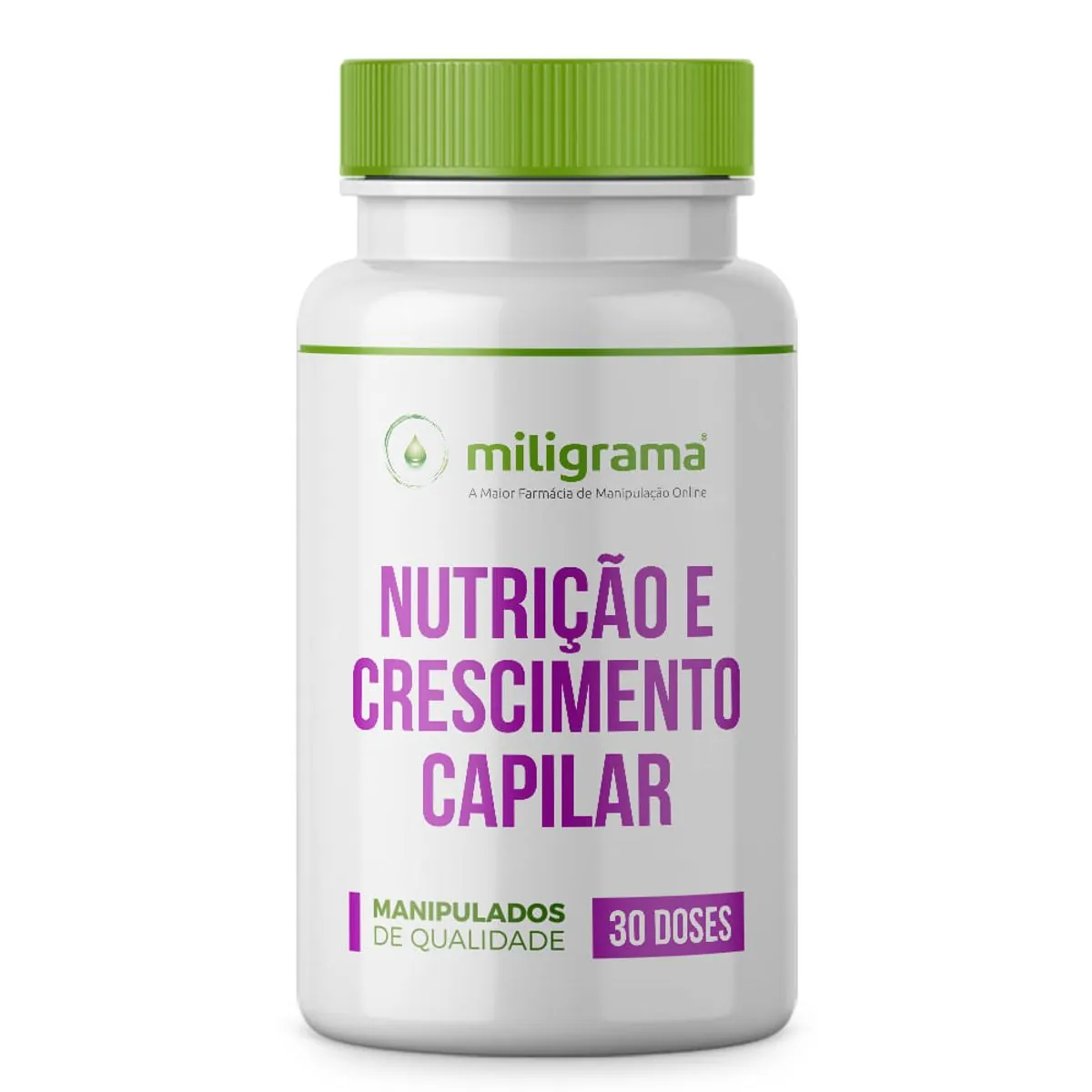 Nutrição e crescimento capilar 30 doses