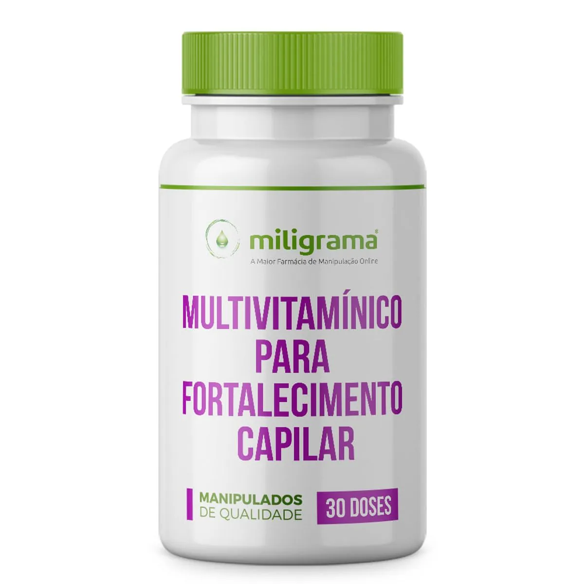 Multivitamínico para fortalecimento capilar 30 doses