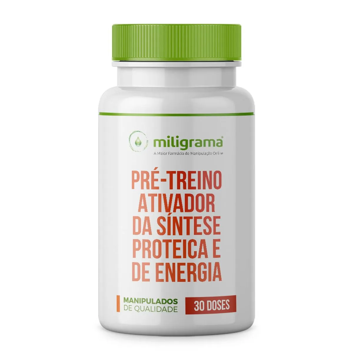Pré-treino ativador da síntese proteica e de energia 30 doses
